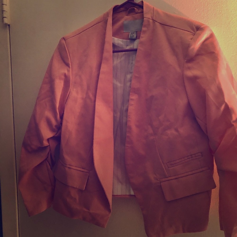 Pink blazer